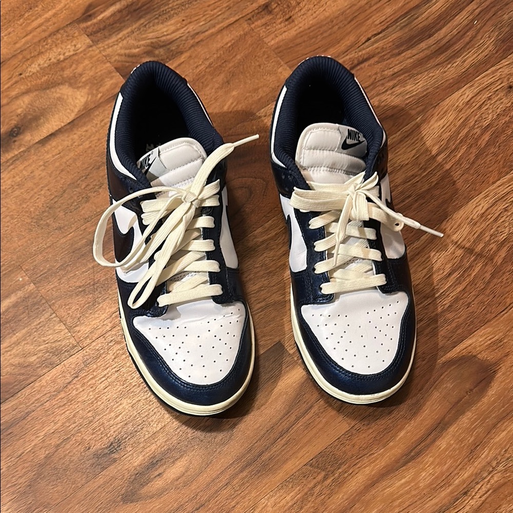 Nike Blue and White Classic Sneakers